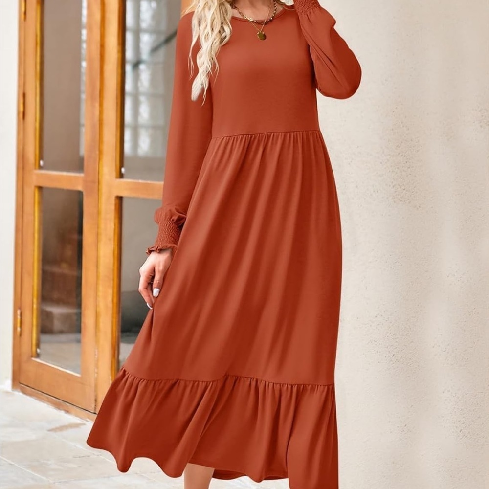 Long sleeve maxi dress